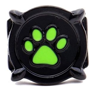 Paw print ring